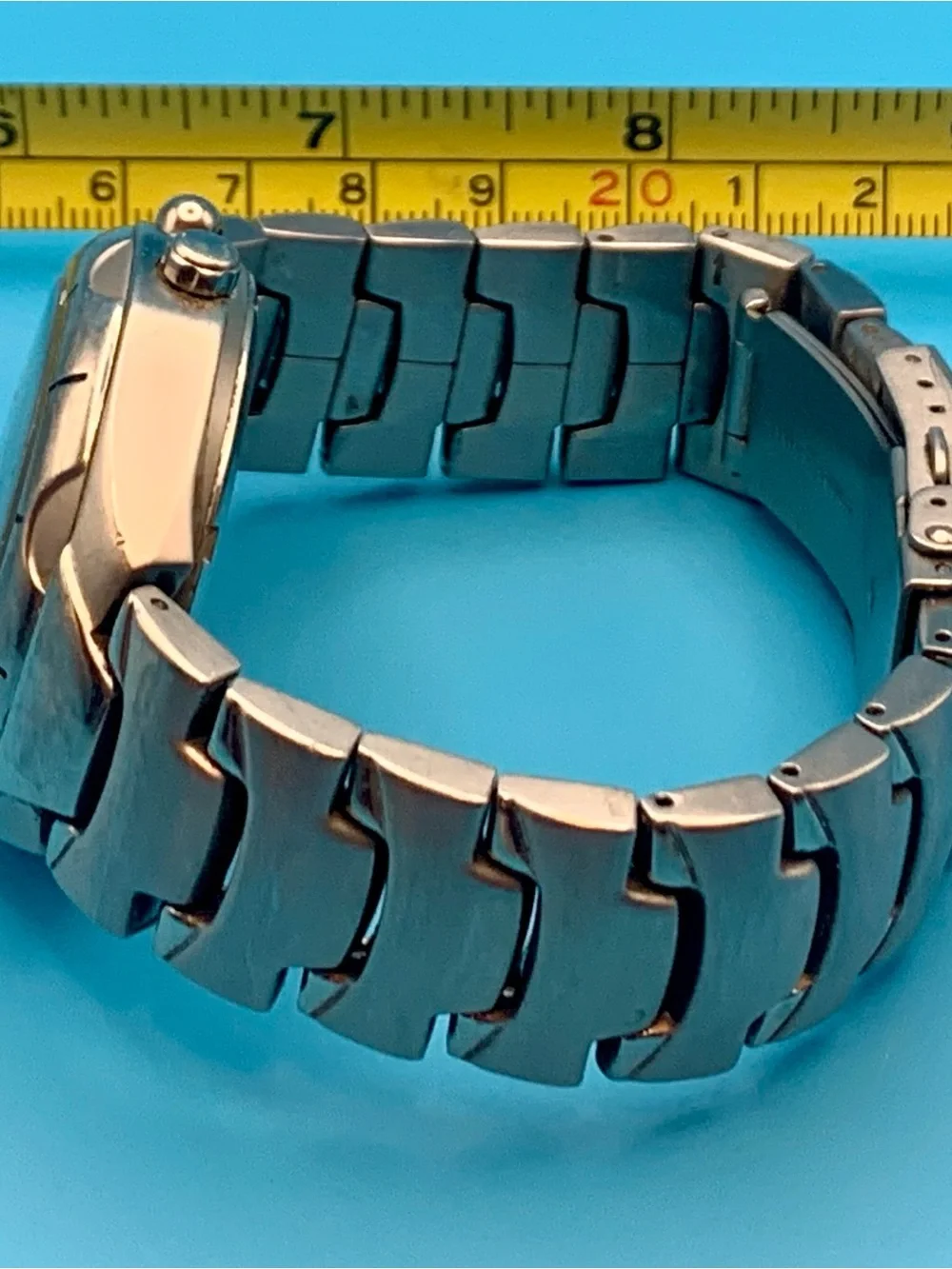 Fossil Men's Stainless Steel Blue Dial Watch